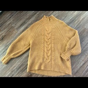Wool cable sweater by Ava & Viv. XL